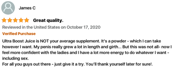 Ultra Boost Juice Customer Reviews