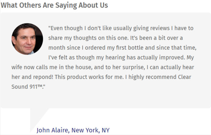 Clear Sound 911 Customer Reviews